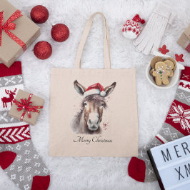 Bolso De Tela Merry Little Navidades Donkey, personalizado