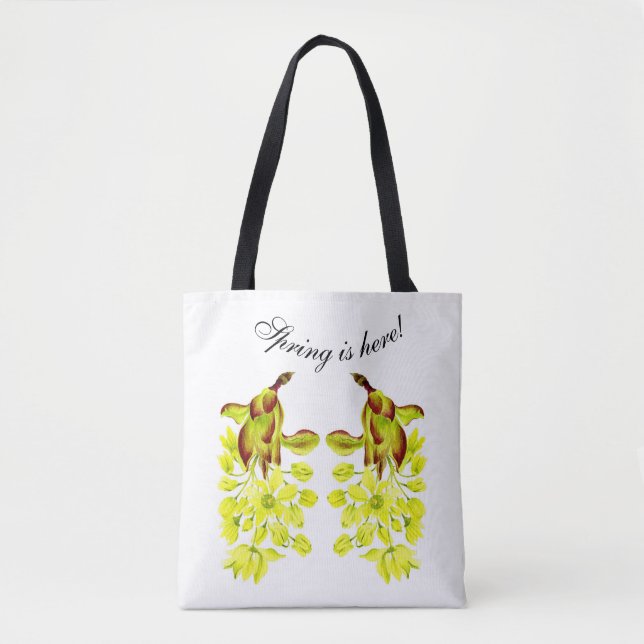 Bolso De Tela "Merry Maples" en un Tote (II) (Anverso)