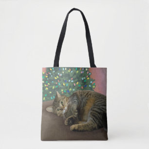 Bolso De Tela Merry Mischief - Navidades Kitty