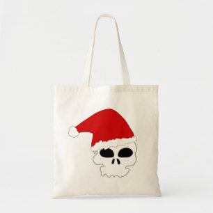 BOLSO DE TELA "MERRY NAVIDAD" SANTA SKULL