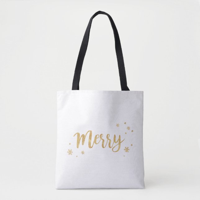 Bolso De Tela Merry (oro) (Anverso)