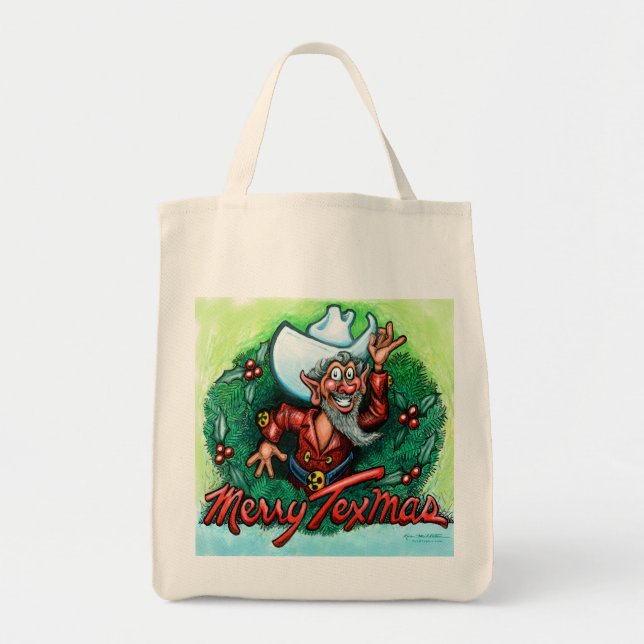 Bolso De Tela Merry Texmas (Frente)