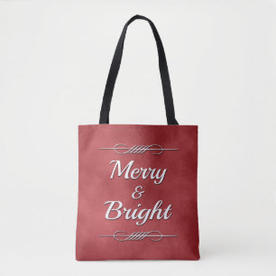 Bolso De Tela Merry y Bright