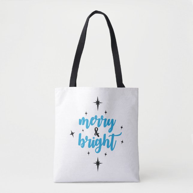 Bolso De Tela Merry y Bright (Anverso)