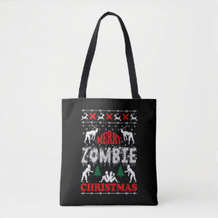Bolso De Tela Merry Zombie Navidades Ugly Sweater
