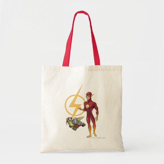 Bolso De Tela Merton y el Flash (Frente)