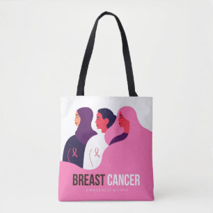 Bolso De Tela Mes de Conciencia sobre el Cáncer de Mama