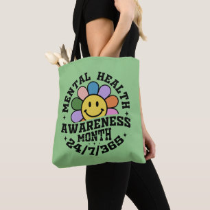 Bolso De Tela Mes de concientización sobre la salud mental