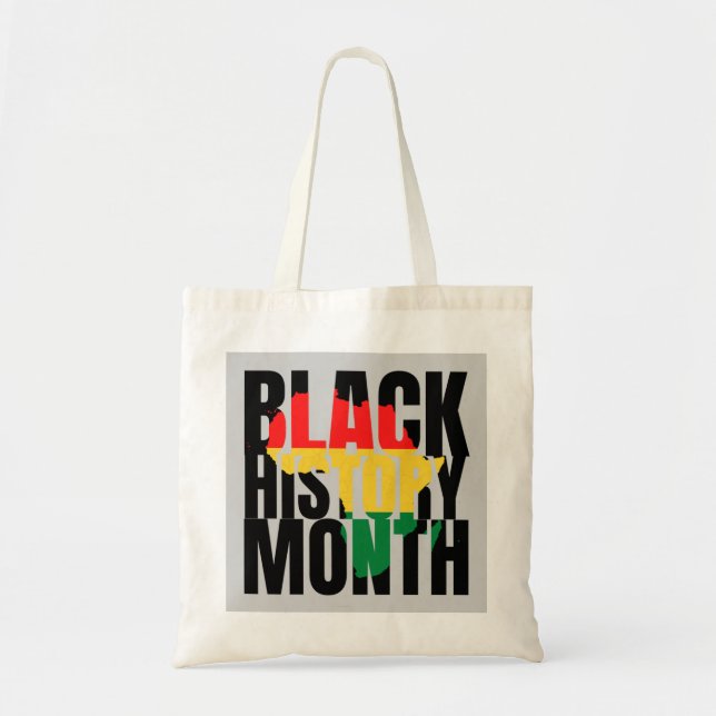 Bolso De Tela Mes de historia negra (Frente)