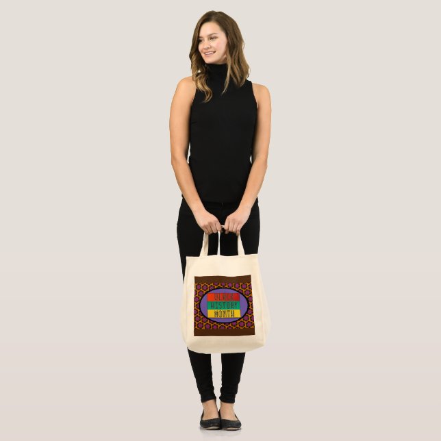 Bolso De Tela Mes de historia negra (Anverso (modelo))