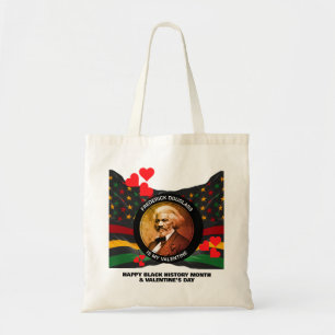 Bolso De Tela Mes de historia negra FREDERICK DOUGLASS Valentine