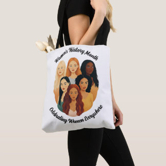 Bolso De Tela Mes de la Historia de la Mujer