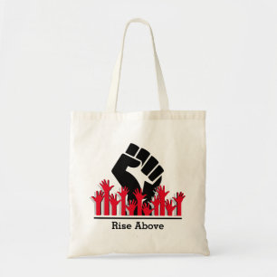 Bolso De Tela Mes de la historia negra el levantamiento del puño