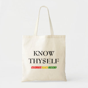 Bolso De Tela Mes de la historia negra que se conocen a sí mismo