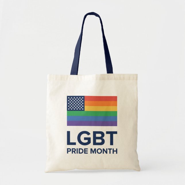 Bolso De Tela Mes del Orgullo LGBT | Estados Unidos (Frente)