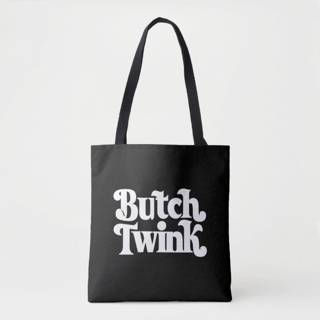 Bolso De Tela Mes del orgullo LGBTQ Butch Twink (Anverso)