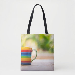 Bolso De Tela Mesa de café con vistas de la copa