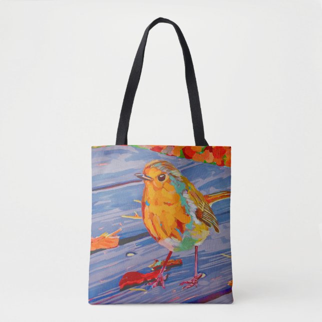 Bolso De Tela Mesa de picnic robin (Anverso)