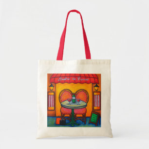 Bolso De Tela "Mesa para dos en París" Tote Bag