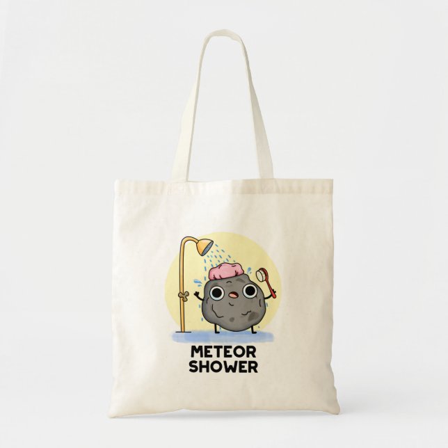 Bolso De Tela Meteor Shower Funny Science Pun (Frente)