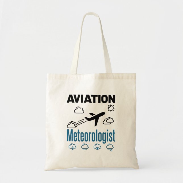Bolso De Tela Meteorología de la aviación (Frente)