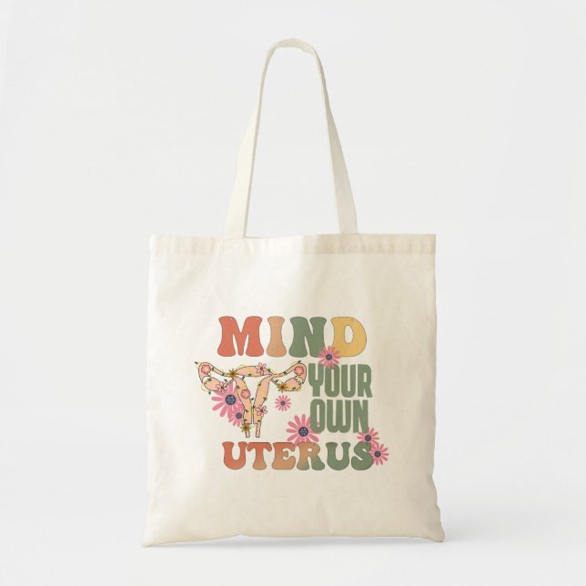 Bolso De Tela Métete En Su Propio Uterus (Frente)