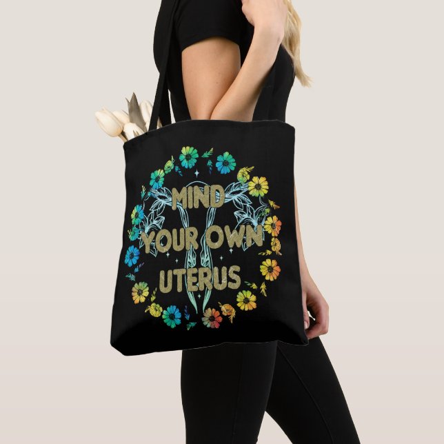 Bolso De Tela Métete En Su Propio Uterus (Detalle)