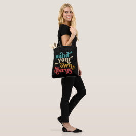 Bolso De Tela Métete en tu propia feminista uterina