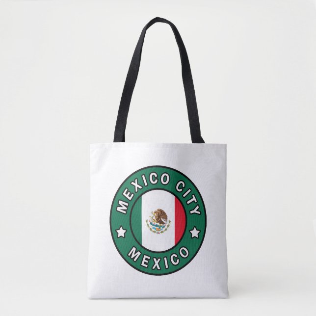 Bolso De Tela México D.F. (Anverso)