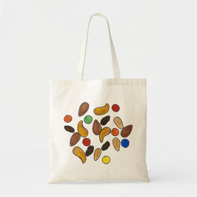 Bolso De Tela Mezcla de caminos Chocolate Nueces Camping Tote de (Frente)