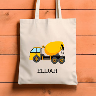 Bolso De Tela Mezcladora De Cemento Amarilla Personalizada Para 