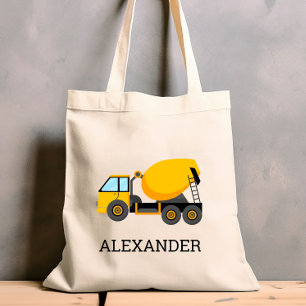 Bolso De Tela Mezcladora De Cemento Amarilla Personalizada Para 