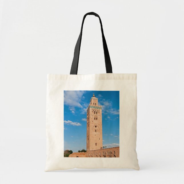 Bolso De Tela Mezquita Koutoubia - Marrakech, Marruecos (Frente)