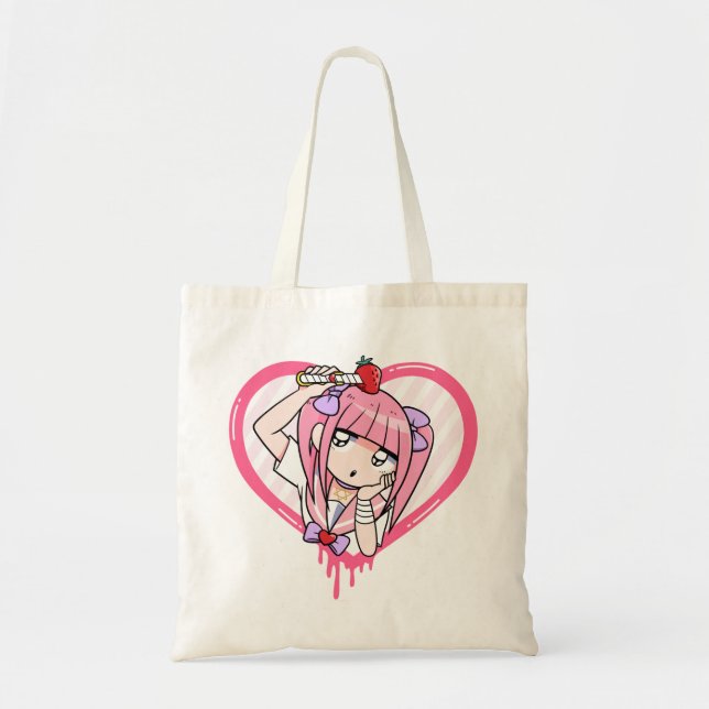 Bolso De Tela MHC heart window (Frente)