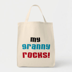 Bolso De Tela Mi abuela roca camisetas y regalos