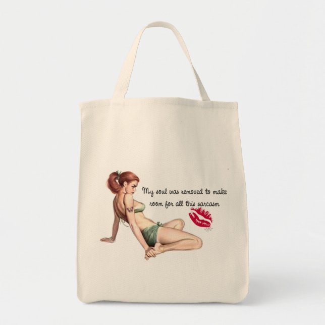 Bolso De Tela Mi alma fue quitada (Frente)