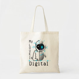 Bolso De Tela Mi amor es digital.w