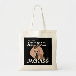 Bolso De Tela Mi animal espiritual es un idiota