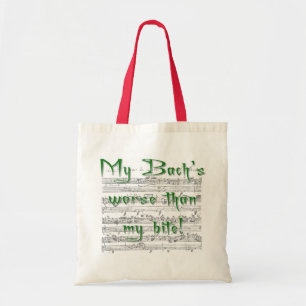Bolso De Tela Mi Bach peor que mi mordedura