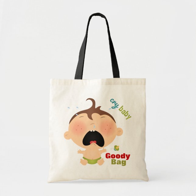 Bolso De Tela Mi bebé grito Goody bag (Frente)
