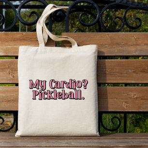 Bolso De Tela ¿Mi Cardio? Baloncesto. Tipografía divertida