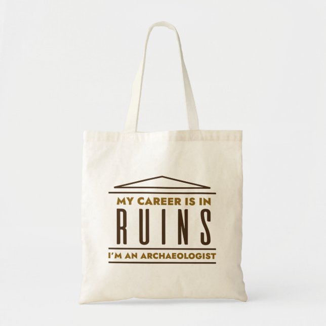 Bolso De Tela Mi Carrera Está En Ruinas (Frente)
