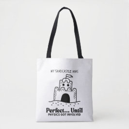 Bolso De Tela Mi castillo de arena era perfecto