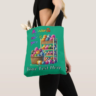 Bolso De Tela Mi Color Favorito Es Yarn