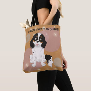 Bolso De Tela Mi corazón pertenece a mi Tri Cavalier