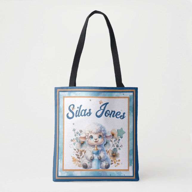 Bolso De Tela Mi Cordero Pequeño (Anverso)