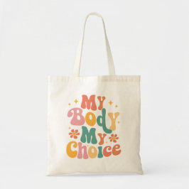 Bolso De Tela Mi cuerpo Mi elección Feminista Pro elección