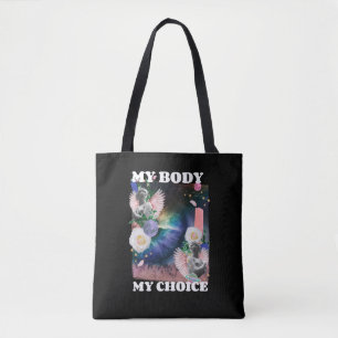 Bolso De Tela Mi cuerpo, mi Ilustracion por los derechos de la m