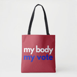 Bolso De Tela Mi cuerpo mi voto Roevember
