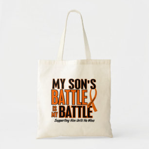 Bolso De Tela Mi de la batalla leucemia del hijo también